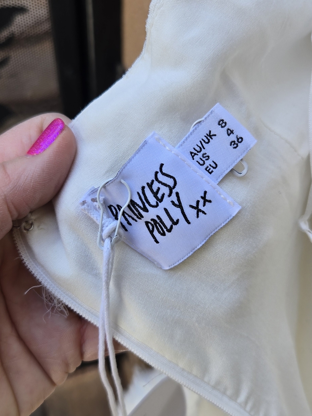 Princess Polly Molina White Ruffled Spaghetti Strap Mini Dress - Picture 8 of 12